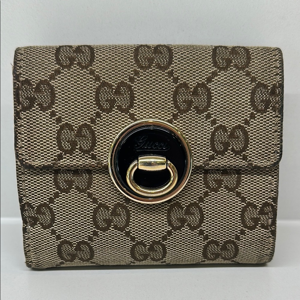 Gucci Brown Monogram Wallet